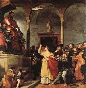 St Lucy before the Judge Lorenzo Lotto